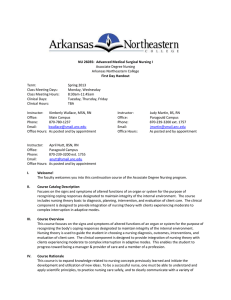 VI. Course Prerequisites - Arkansas Northeastern College