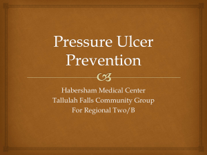 Pressure Ulcer Prevention