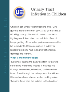 What is a urinary tract infection?