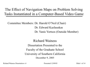 Richard Wainess oral.. - University of Southern California