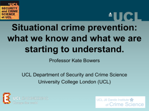 Understanding Crime: Lecture 1