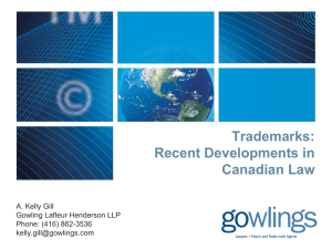 Gill-Trademarks - Canadian IT Law Association