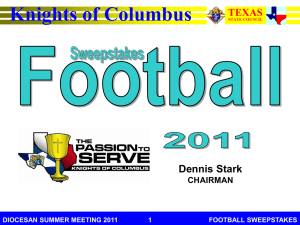 diocesan summer meeting 2011 football sweepstakes 1