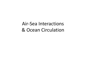 Air Sea interactions Notes
