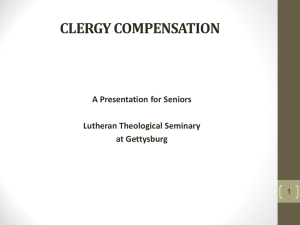 clergy compensation - Gettysburgseminary.org