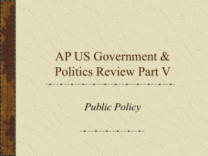 AP US Government & Politics Review Part V