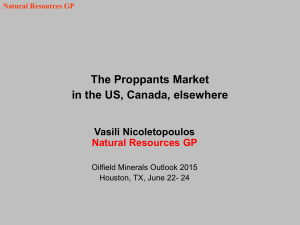 The Proppants Market in the US, Canada, elsewhere