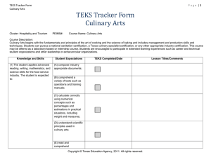 TEKS Tracker Form