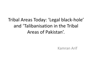 Tribal Areas Today