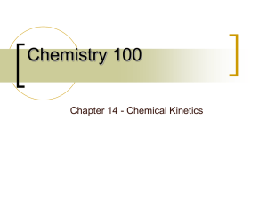 Chemical Kinetics - X-Colloid Chemistry Home Page