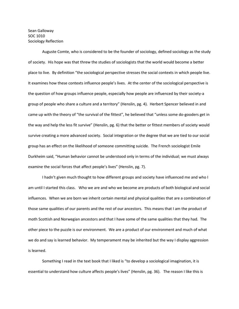 book reflection paper example