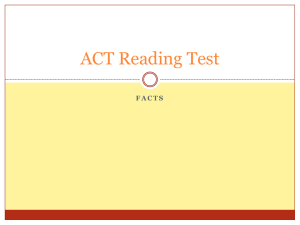 ACT Reading Test