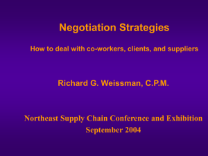 Negotiate - New England Supply Chain Conference & Exhibition