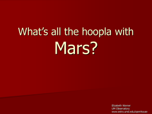 What's all the hoopla with Mars?