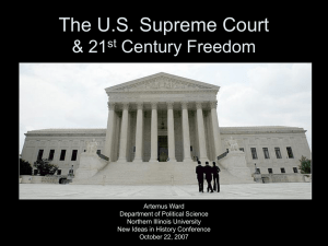 The US Supreme Court and 21st Century Freedom