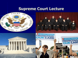 Courts Lecture - SpartanDebateInstitute