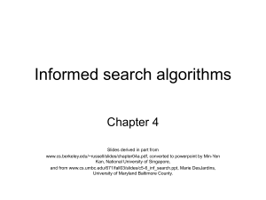 Search 2 Presentation. - Villanova Department of Computing Sciences