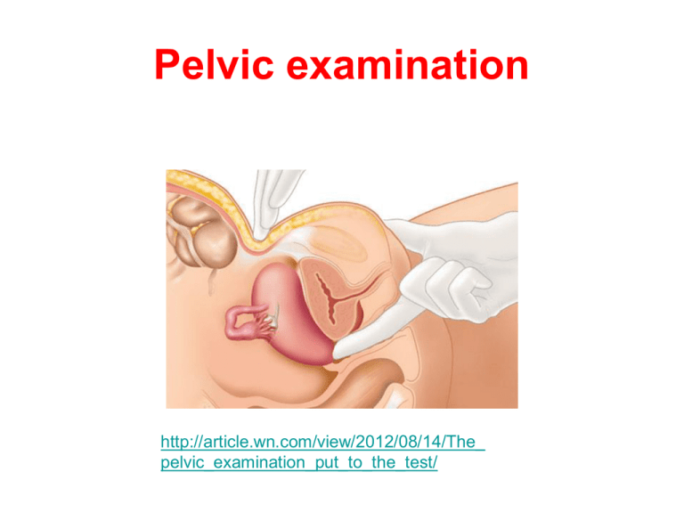 Pelvic exam