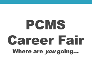 PCMS Career Fair - Issaquah Connect