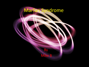 Marfan Syndrome - Local.brookings.k12.sd.us