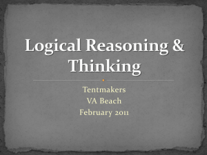 Logical Reasoning & Thinking