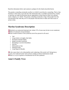 Marfan Syndrome Description