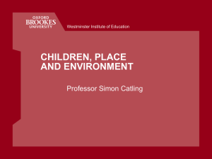 children, place and environment