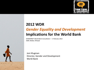 Implications for the World Bank