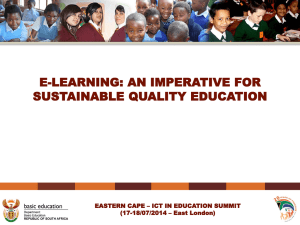 an imperative for sustainable quality education