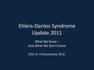 Ehlers-Danlos Syndrome