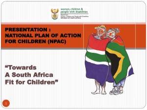 national plan of action for children (npac)