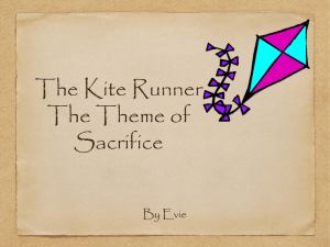 The Kite Runner The Theme of Sacrifice