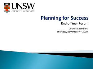 End-of-Year Hot Topics - University of New South Wales