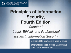 Principals of Information Security, Fourth Edition