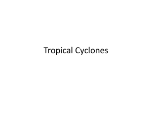 Tropical Cyclones: When Shit Hits the Fan