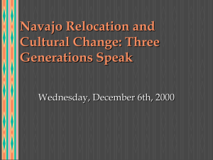 Navajo Relocation and Cultural Change: Three Generations Speak