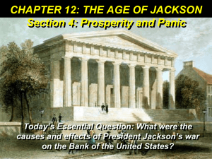 Andrew Jackson and the War Against the Bank