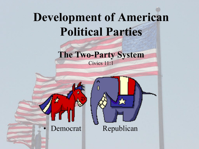 What Is A Political Party And What Do They Do