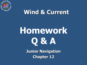 12 Wind & Current Homework Q & A