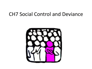 CH7 Social Control and Deviance