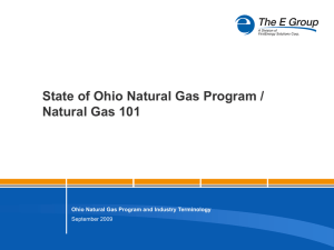 Natural Gas 101 - Ohio School Boards Association