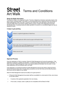 Terms and Conditions Street Art Walk Information The Street Art