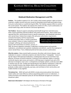 Medicaid Medication Management and PDL