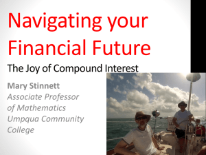 Navigating Your Financial Future: The Joy of Compound Interest
