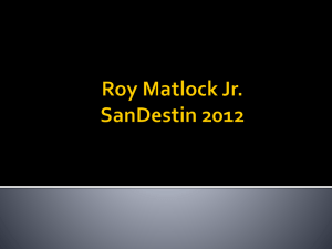 Sandestin 2012 - Video Overlay Marketing