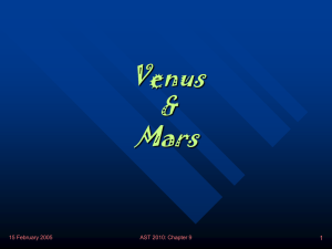 Venus and Mars