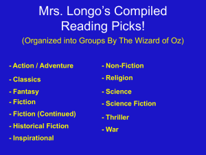 Mrs. Longo's Compiled Reading Picks!