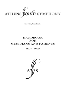 September 1999 - Athens Youth Symphony