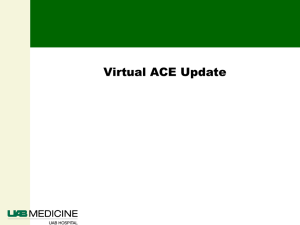 Implementing Virtual ACE on Two Orthopedic Surgery Units: A