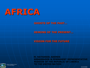 africa ghosts of the past… demons of the present…